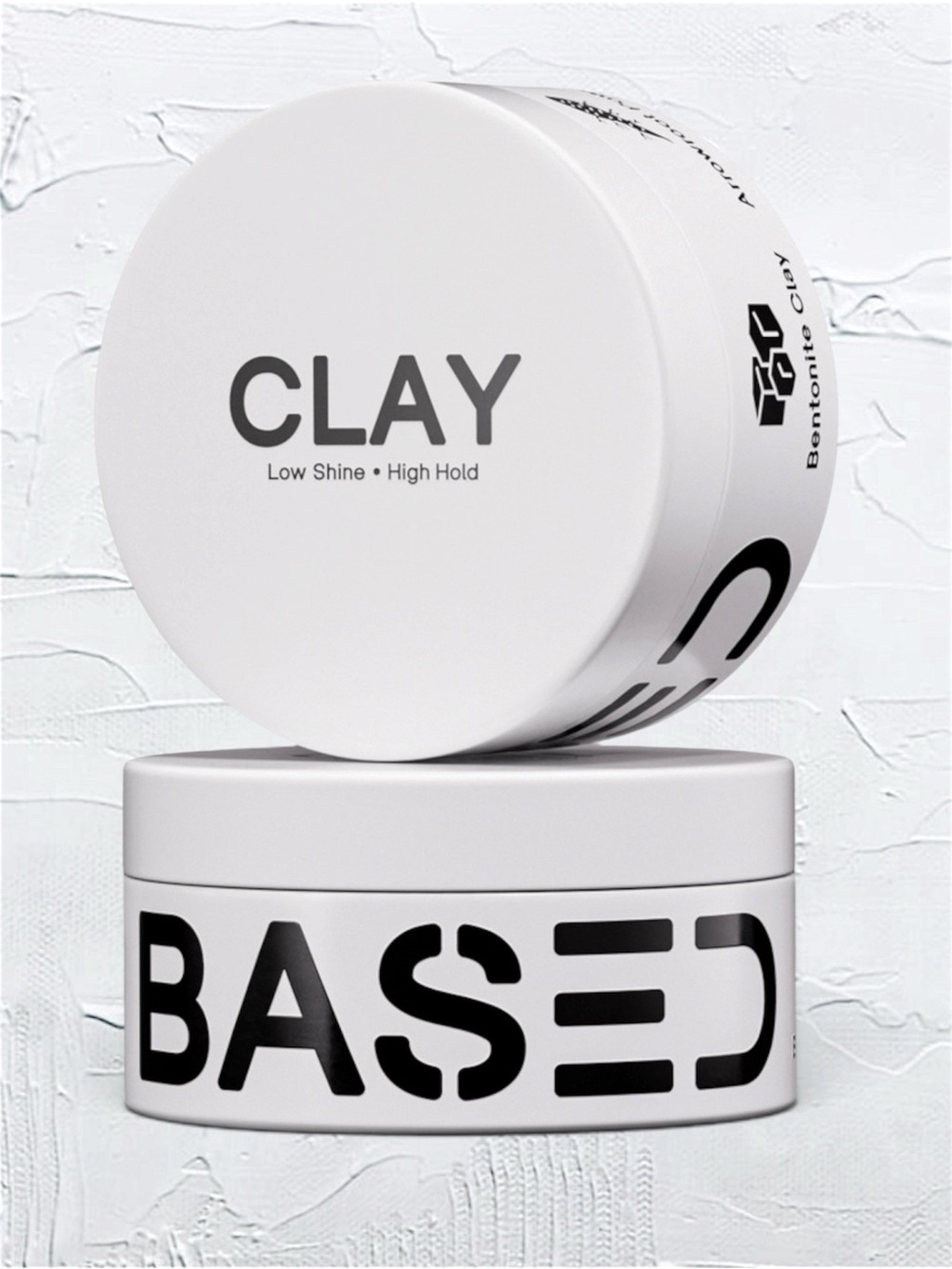 BASED Bodyworks 2 Pack Hair Clay 3 oz Strong Hold Matte New In Box